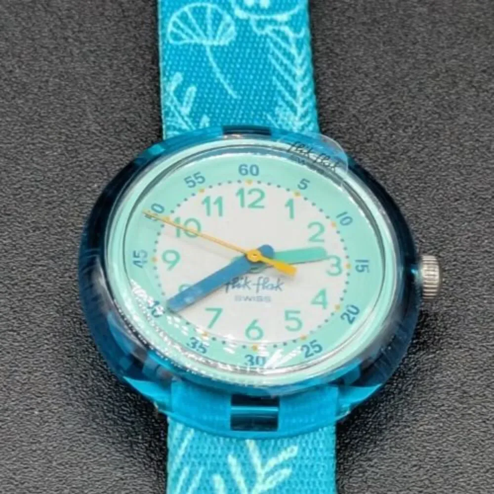 Flik-Flak Swatch Kids Blue Hippo FPNP117 Louvre Special Edition Watch